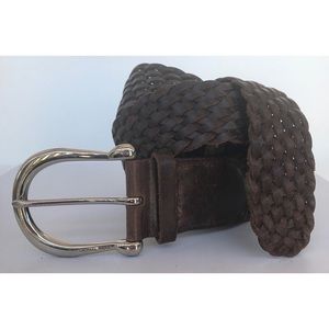 Michael Kors  braided leather belt